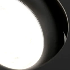 Inbouwspot Choice, aluminium, zwenkbaar, zwart