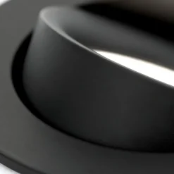 Inbouwspot Choice, aluminium, zwenkbaar, zwart