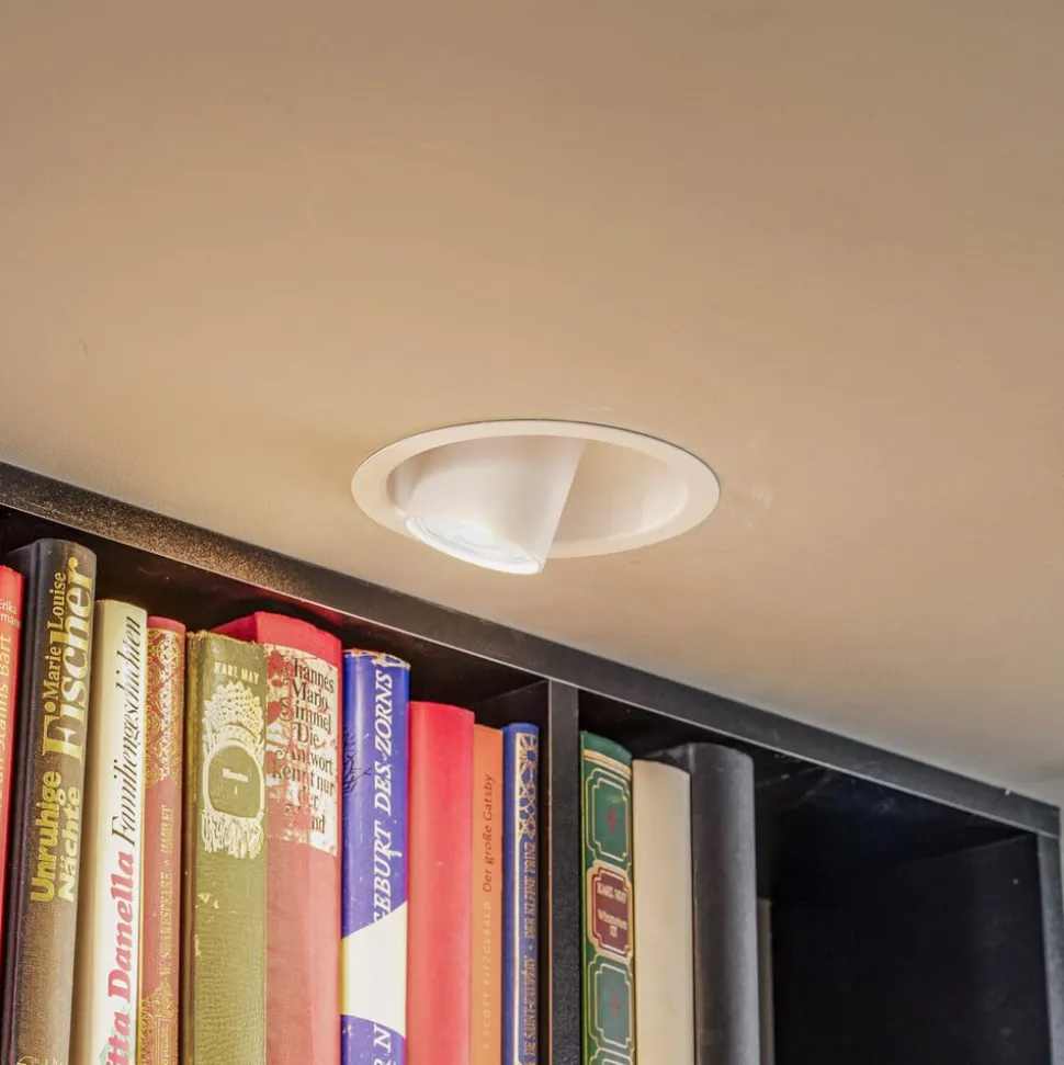 Inbouwspot Dot, verstelbaar, wit