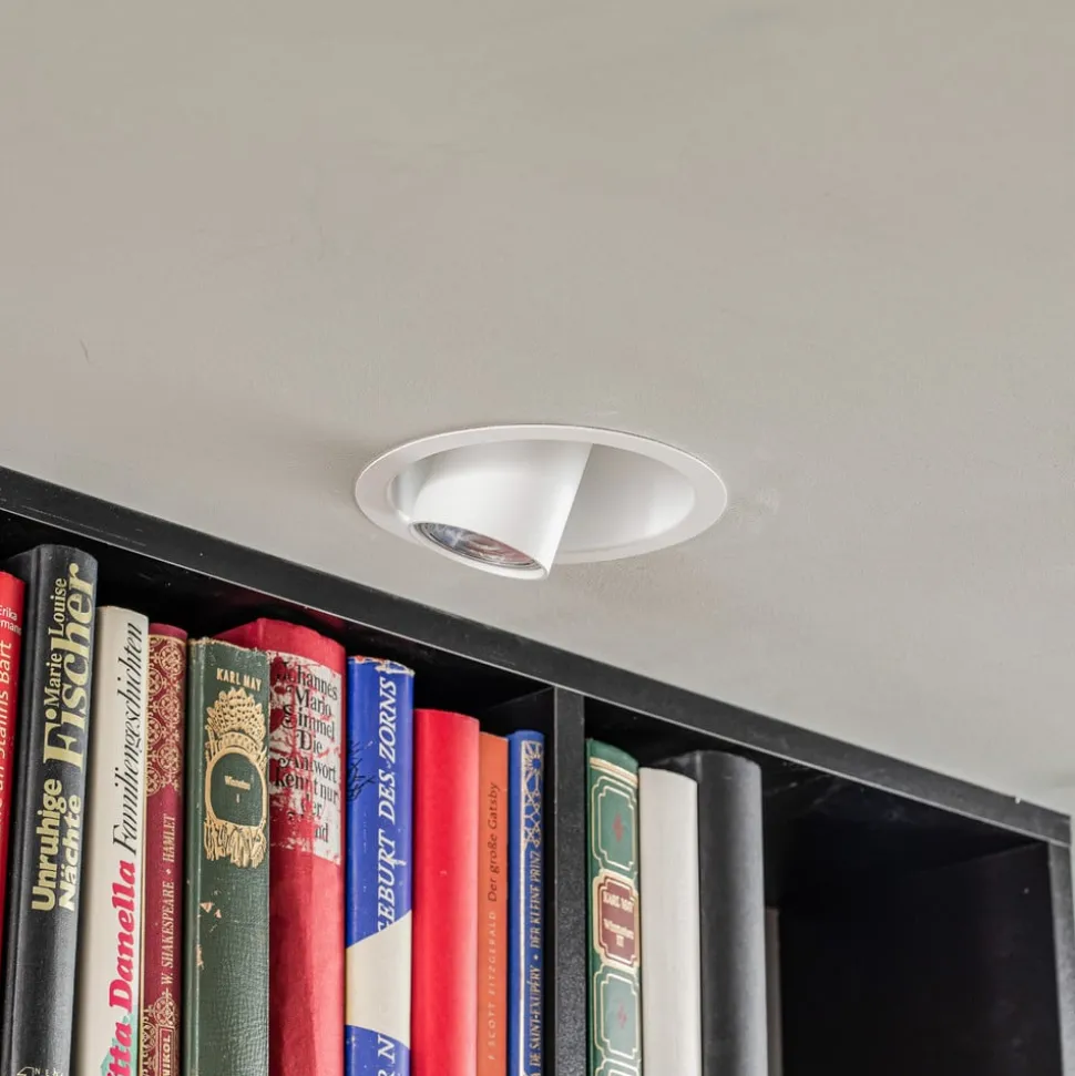 Inbouwspot Dot, verstelbaar, wit