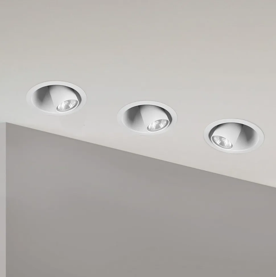 Inbouwspot Dot, verstelbaar, wit