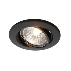 Inbouwspot GU10 zonder lichtbron, zwart