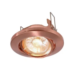 Inbouwspot GU10 zonder lichtbron, koper