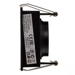 Inbouwspot Hyde 1-lamp frame hoekig IP44 zwart