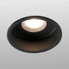 Inbouwspot Hyde 1-lamp frame rond IP44 zwart