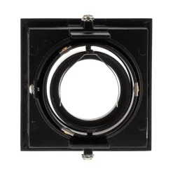 Inbouwspot Hyde 1-lamp hoekig gezwenkt zwart