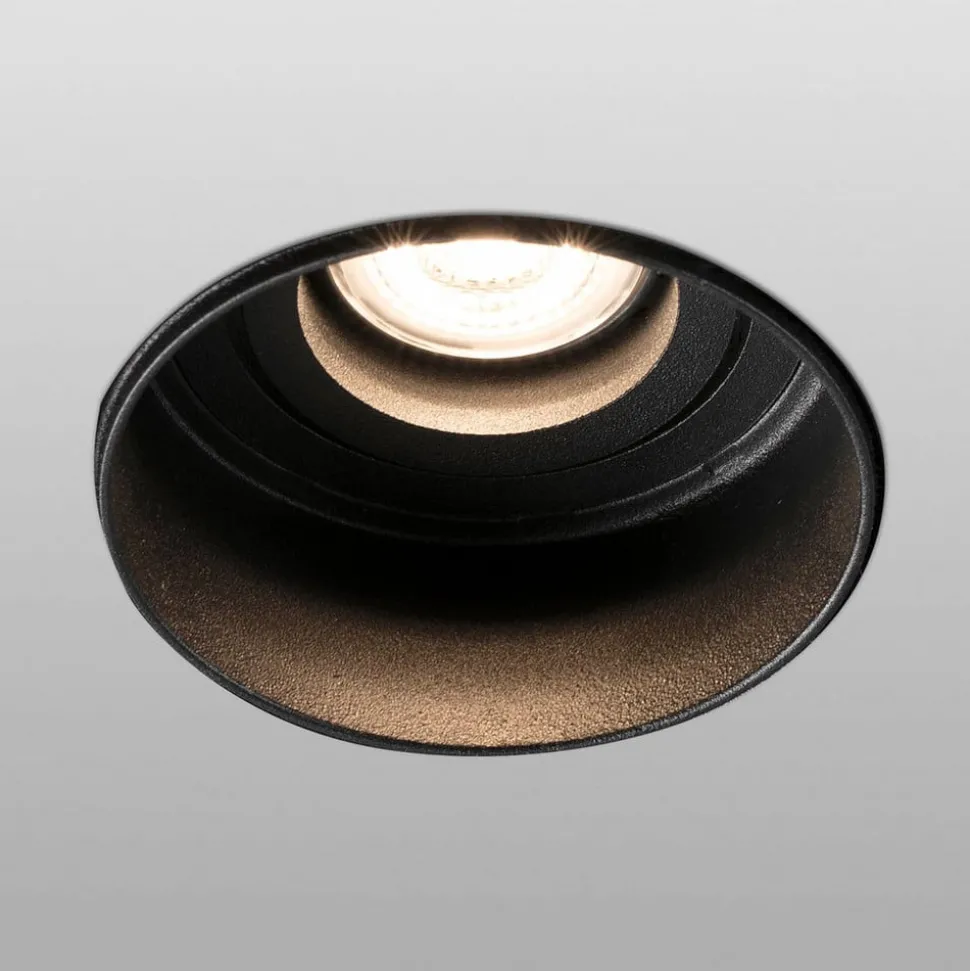 Inbouwspot Hyde 1-lamp rond gezwenkt zwart