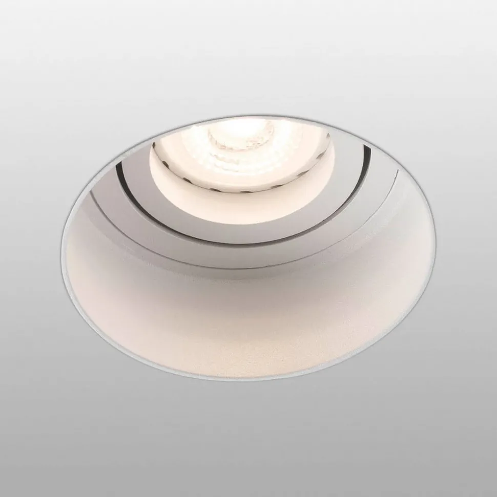 Inbouwspot Hyde 1-lamp rond gezwenkt wit