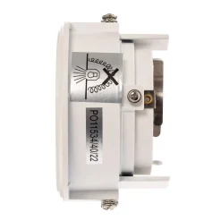 Inbouwspot Hyde 1-lamp rond gezwenkt wit