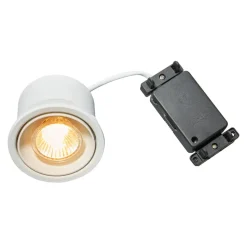 Inbouwspot Sorina, GU10, star, metaal, wit