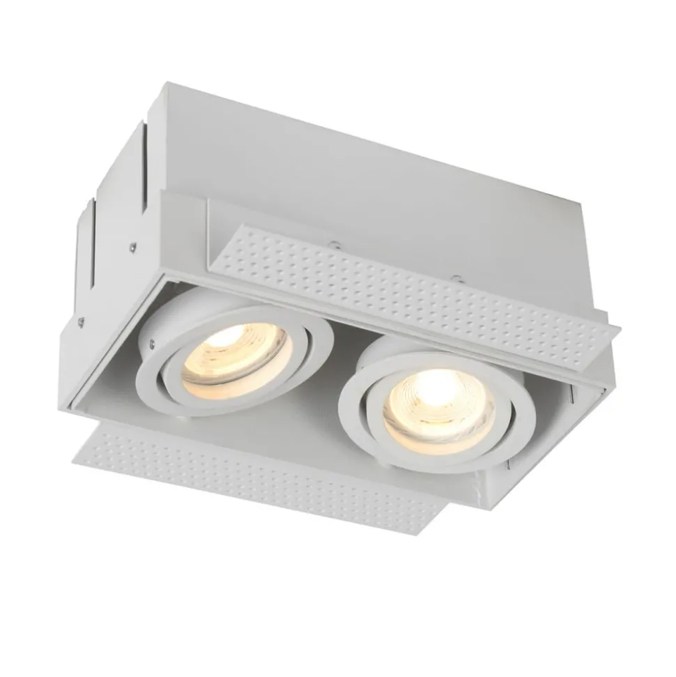 Inbouwspot Trimless, 2-lamps, wit