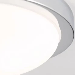 Ingetogen plafondlamp MINEA, 32 cm, chroom