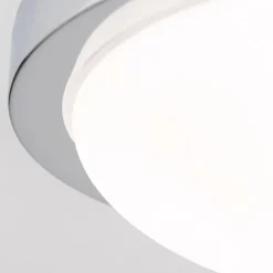 Ingetogen plafondlamp MINEA, 32 cm, chroom