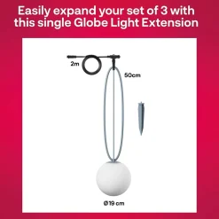 Innr Smart Outdoor Globe Colour LED bol, extra