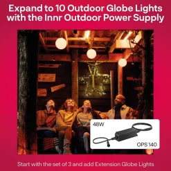 Innr Smart Outdoor Globe Colour LED bol, extra