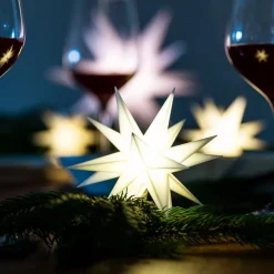 Interieurdecoratie - 18-puntige ster Ø 12 cm wit