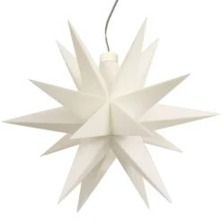 Interieurdecoratie - 18-puntige ster Ø 12 cm wit