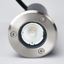 IP67 LED-vloerinbouwlamp Kenan, roestvrij staal