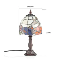 IRENA - leuke tafellamp in Tiffany-stijl