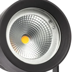 Irina buitenspot LED, set van 3, grondspies, stekker, grijs