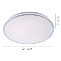 Isabell LED plafondlamp, Ø 49 cm