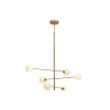 IT'S ABOUT ROMI Carrara hanglamp 6-lamps rond