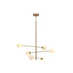 IT'S ABOUT ROMI Carrara hanglamp 6-lamps rond
