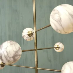 IT'S ABOUT ROMI Carrara hanglamp 6-lamps rond