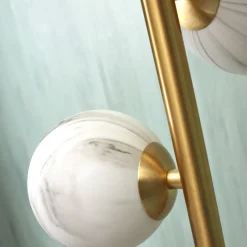 IT'S ABOUT ROMI Carrara vloerlamp 3-lamps gemarmerd