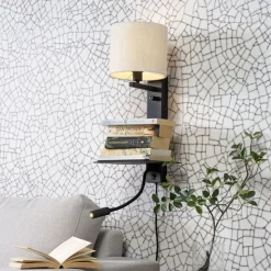 IT'S ABOUT ROMI Florence leeslamp 2-lamps linnen licht