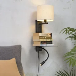 IT'S ABOUT ROMI Florence leeslamp 2-lamps linnen licht