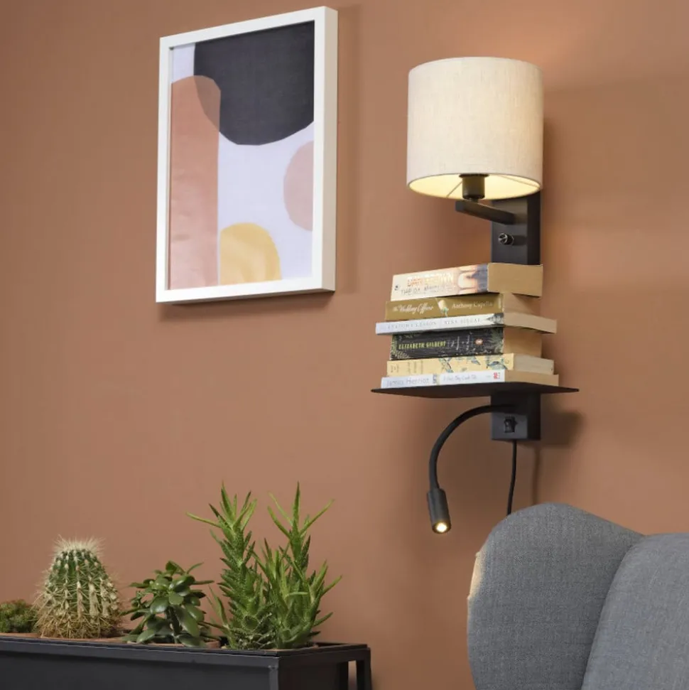 IT'S ABOUT ROMI Florence leeslamp 2-lamps linnen licht