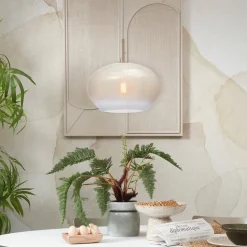 IT'S ABOUT ROMI Hanglamp Bologna, melkwit, 1-lamp