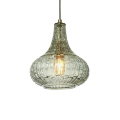 IT'S ABOUT ROMI hanglamp Venetië, groen, druppel, glas
