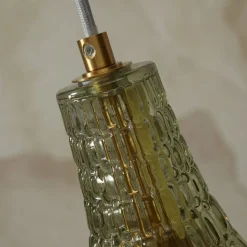 IT'S ABOUT ROMI hanglamp Venetië, groen, druppel, glas