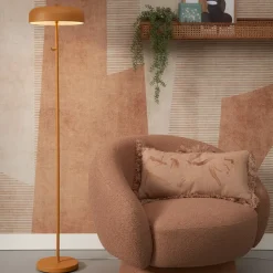 IT'S ABOUT ROMI Porto vloerlamp, mosterdgeel