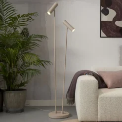 IT'S ABOUT ROMI Vloerlamp Havana, zandkleur