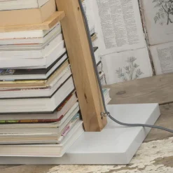 IT'S ABOUT ROMI Vloerlamp Cambridge, hout/wit