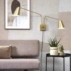 IT'S ABOUT ROMI Wandlamp Bremen, goud