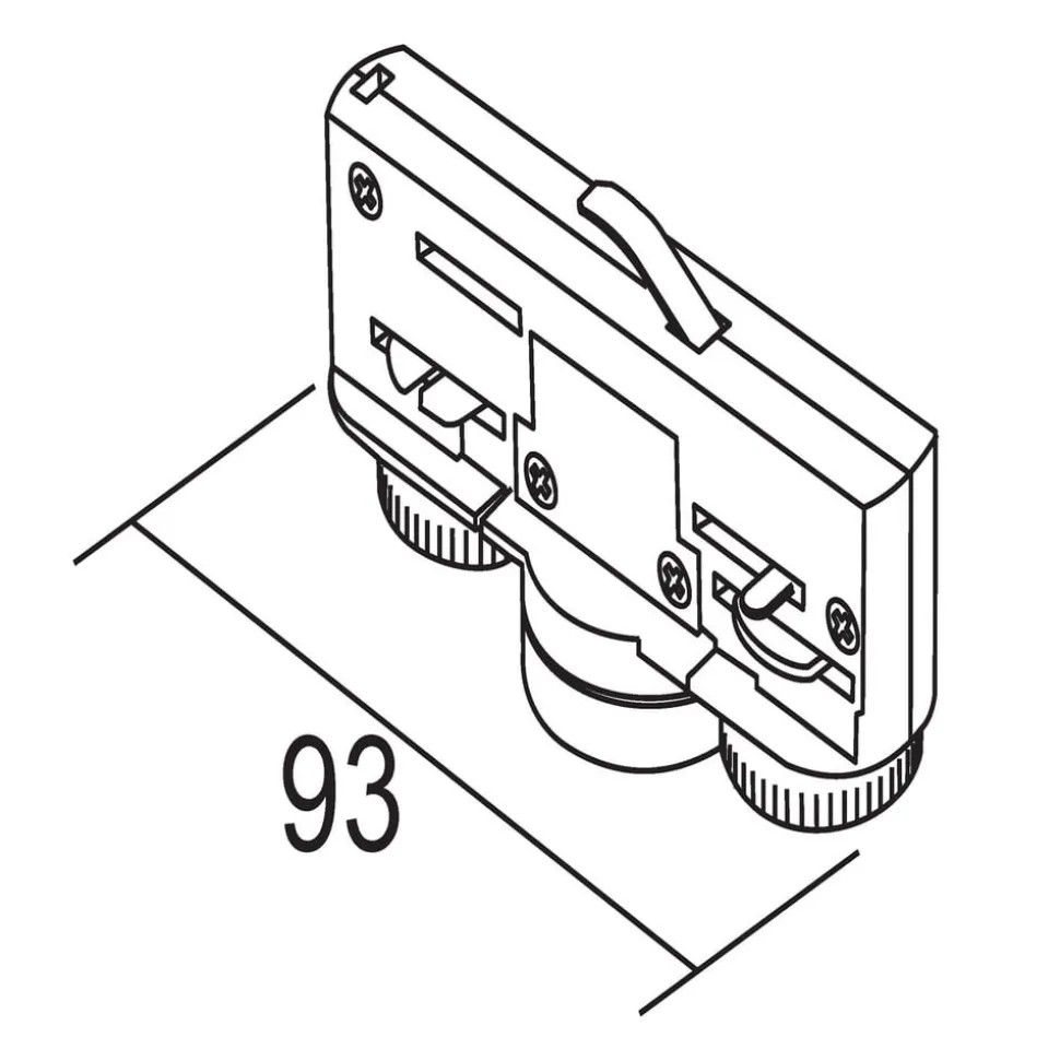 Ivela adapter 3-fasen 220-240V 10kg, zwart