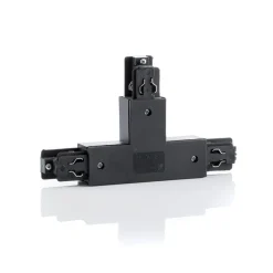 Ivela T-stekker aarde links, zwart