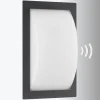 Ivett buitenwandlamp, antraciet, E27, bewegingsmelder