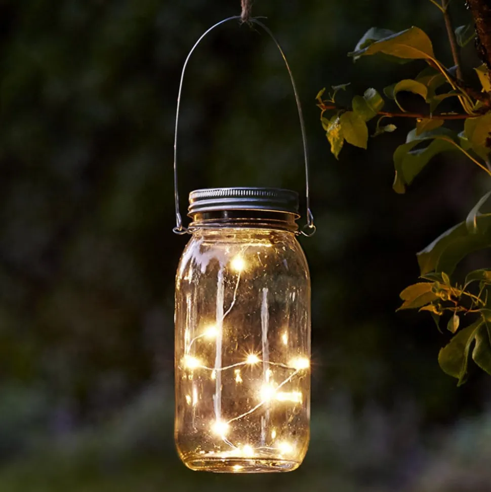 Jamjar - gave decoratielamp op zonne-energie