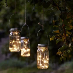 Jamjar - gave decoratielamp op zonne-energie