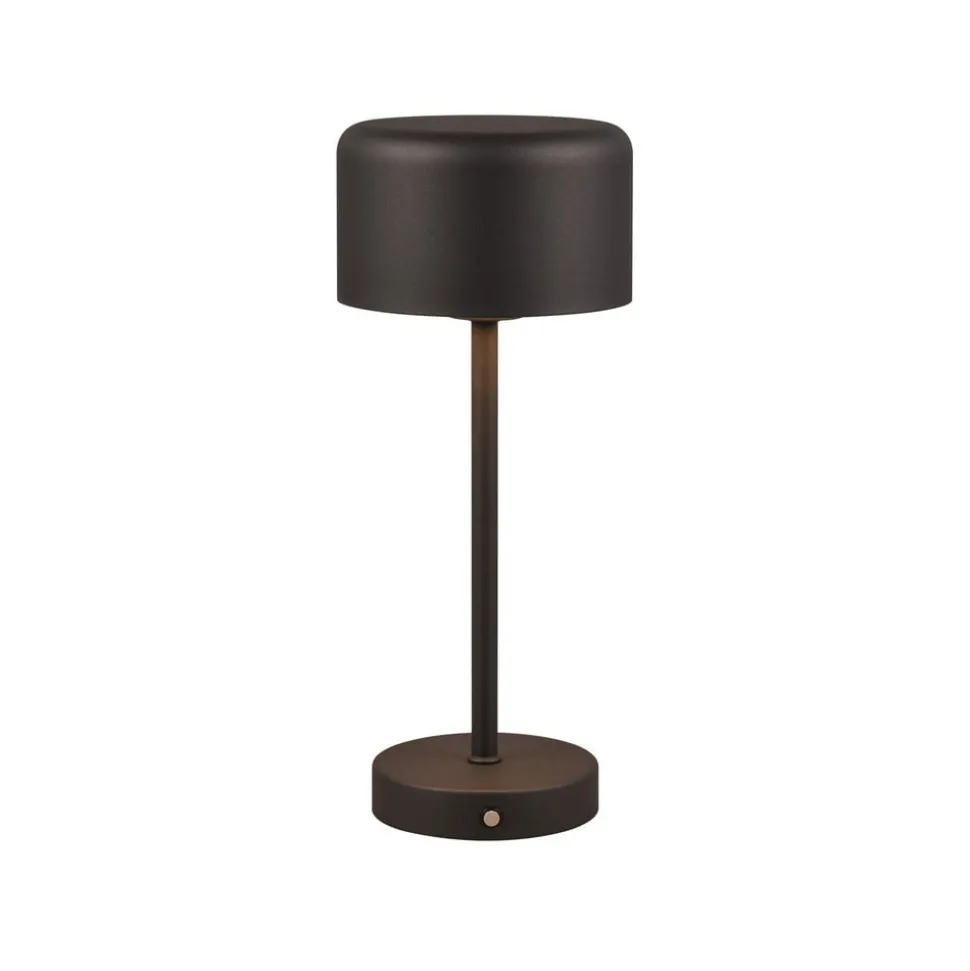 Jeff LED tafellamp, mat zwart, hoogte 30 cm, metaal