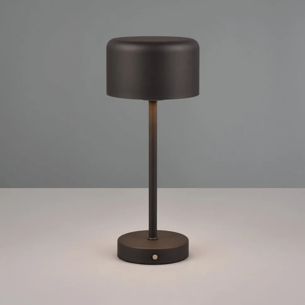 Jeff LED tafellamp, mat zwart, hoogte 30 cm, metaal