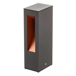 Jenke LED sokkellamp van aluminium