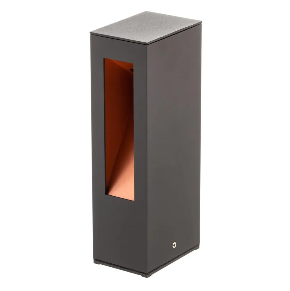 Jenke LED sokkellamp van aluminium