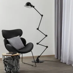 Jieldé Loft D9406 vloerlamp 6x40cm, zwart