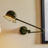 Jieldé Signal SI331 wandlamp 2-v.-arm olijfgroen